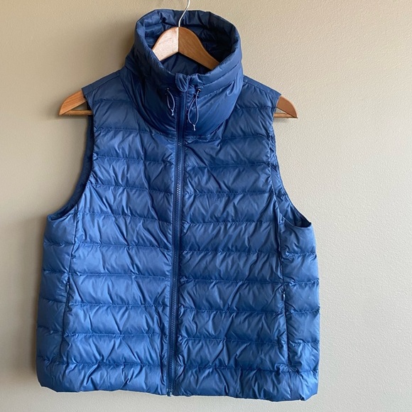 Sweaty Betty Pathfinder Lightweight Packable Down Filled Vest Blue Size M - Picture 3 of 11